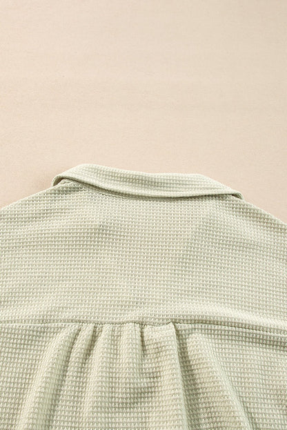 Dulce Parchment Textured Long Sleeve Lounge Set - Hello Beautiful Boutique15% OFFThreaded Pear