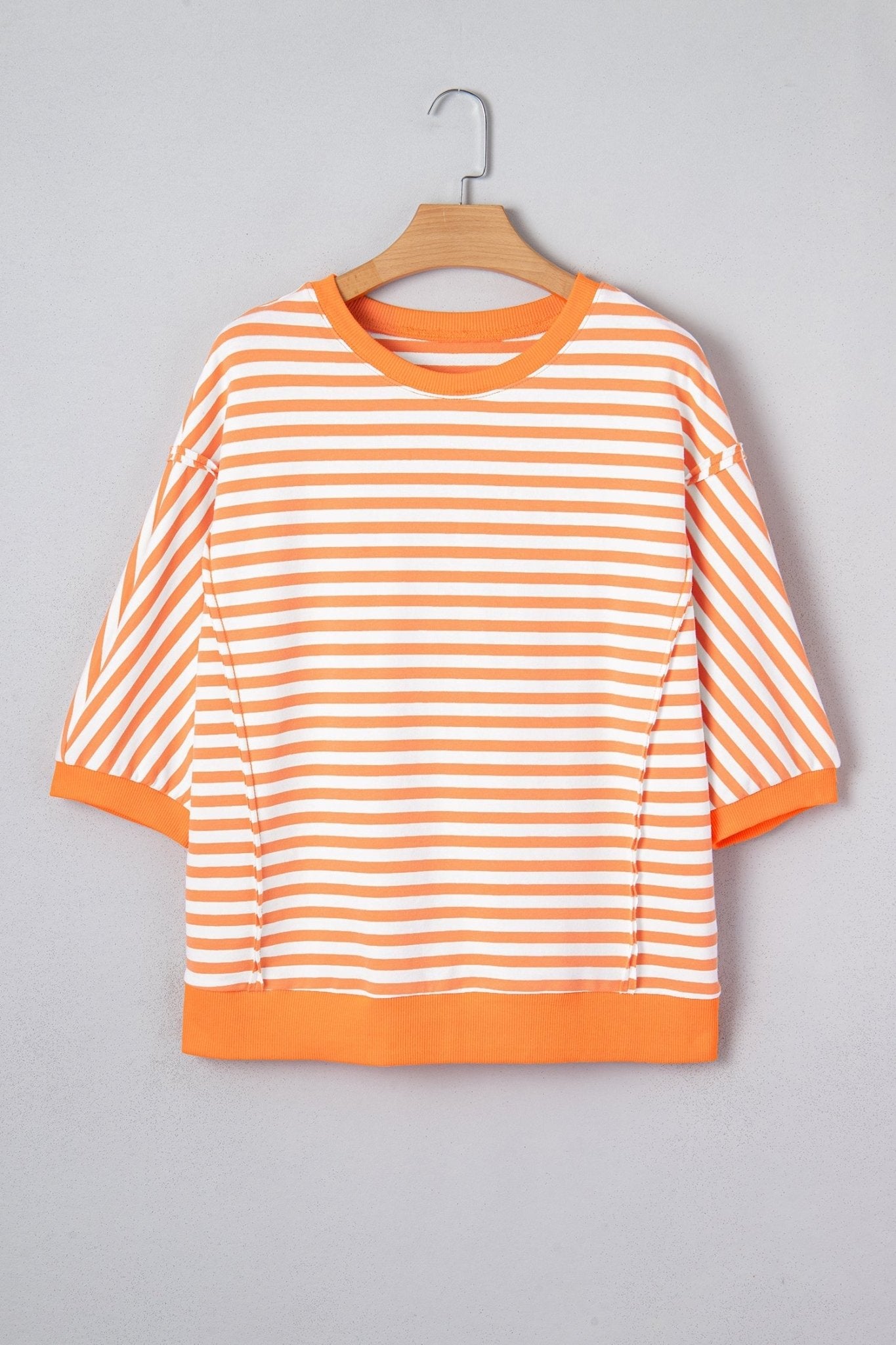 Dulce Seam Patchwork Pullover Top - Hello Beautiful BoutiqueTops & TeesThreaded Pear