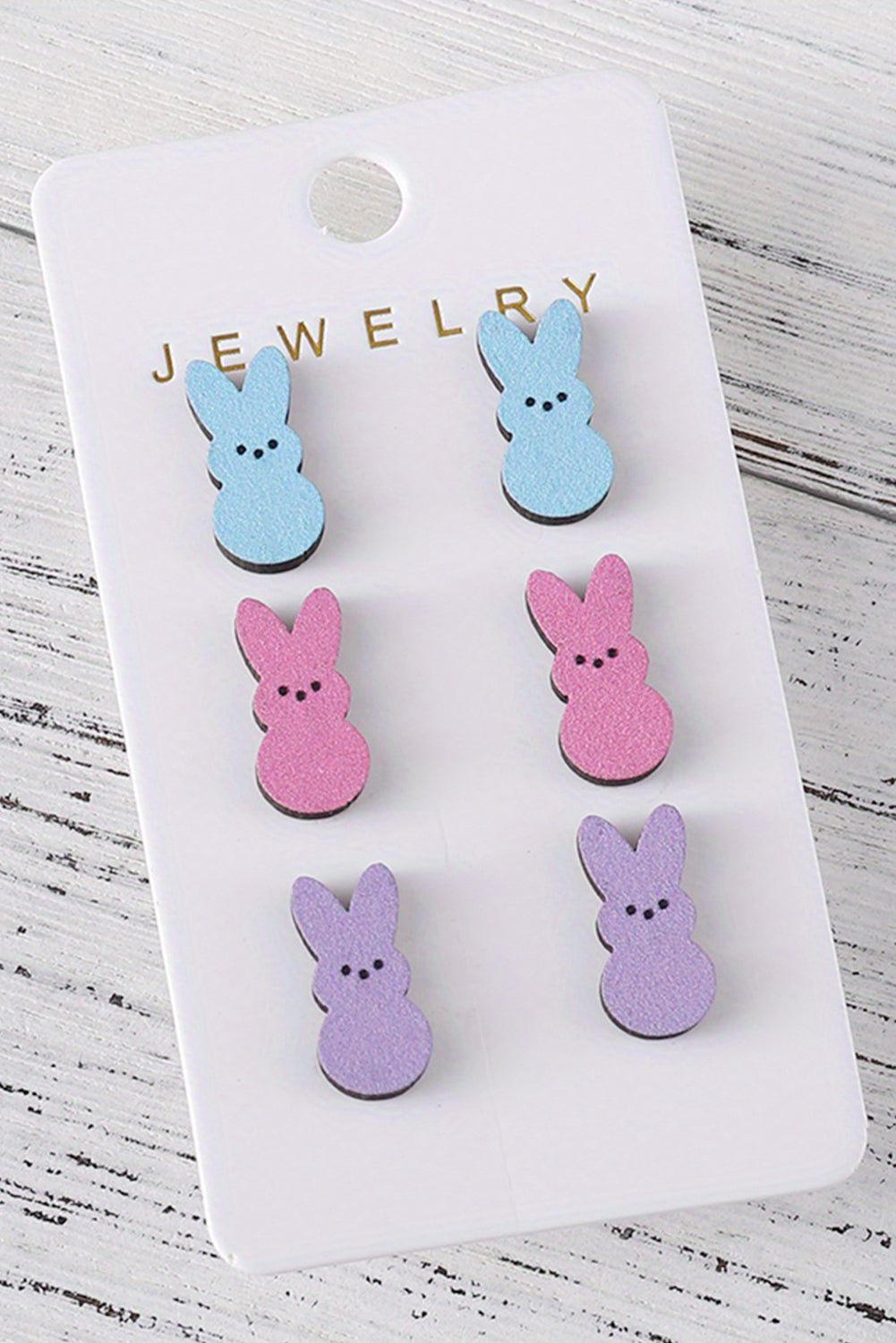 Dylan Bunny Doll Wooden Earrings - Hello Beautiful BoutiqueJewelryThreaded Pear