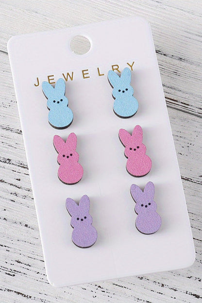 Dylan Bunny Doll Wooden Earrings - Hello Beautiful BoutiqueJewelryThreaded Pear