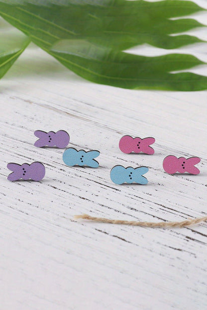 Dylan Bunny Doll Wooden Earrings - Hello Beautiful BoutiqueJewelryThreaded Pear