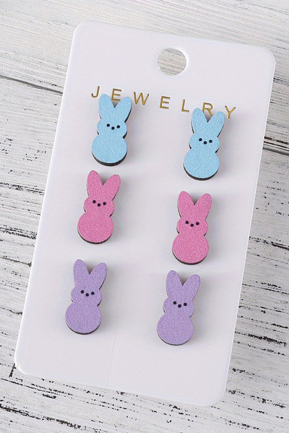Dylan Bunny Doll Wooden Earrings - Hello Beautiful BoutiqueJewelryThreaded Pear