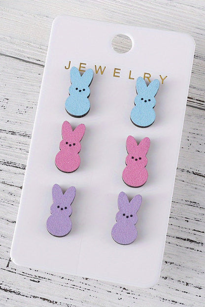 Dylan Bunny Doll Wooden Earrings - Hello Beautiful BoutiqueJewelryThreaded Pear