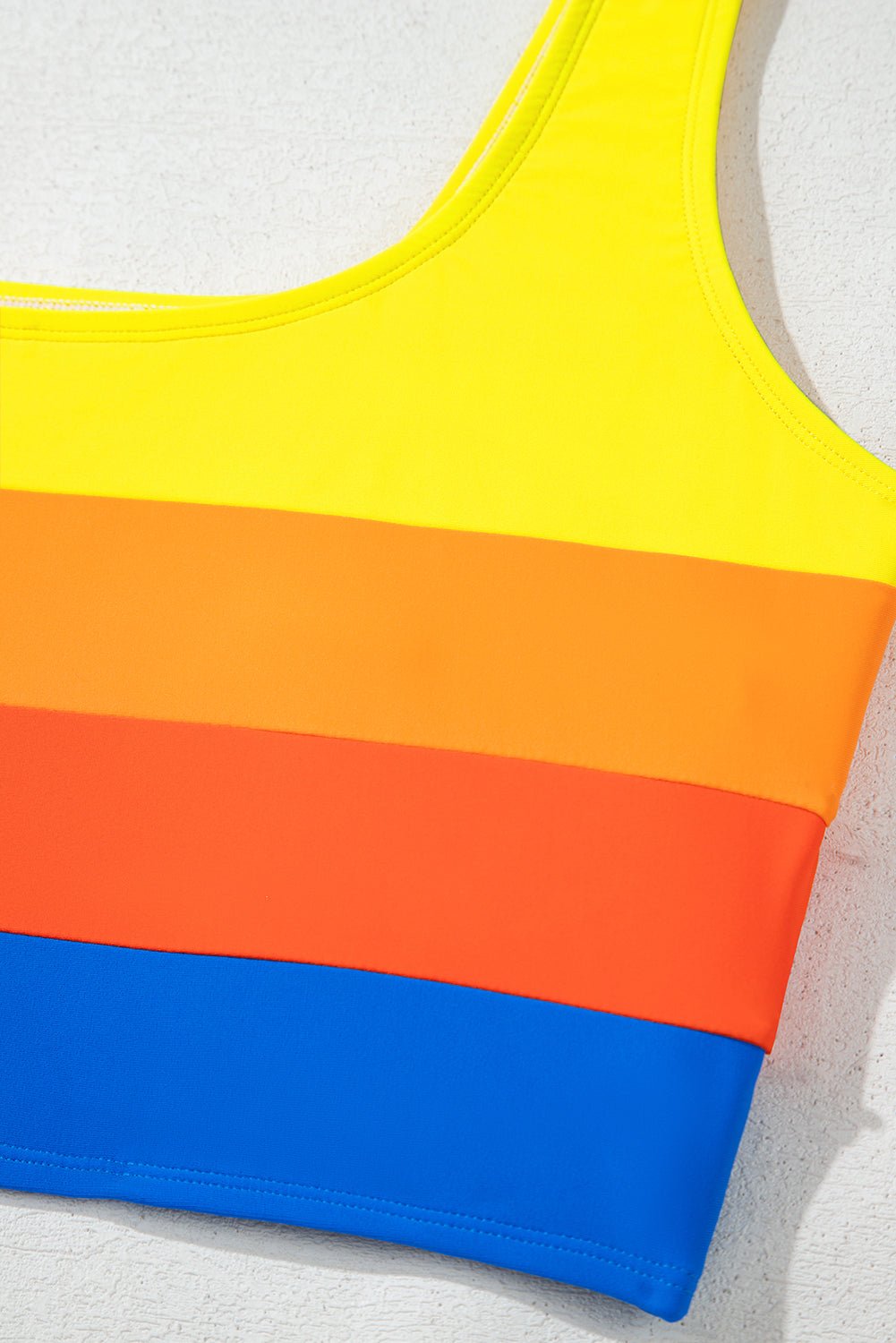 Dylan Colorblock Square Top - Hello Beautiful BoutiqueHigh Waisted SwimsuitThreaded Pear