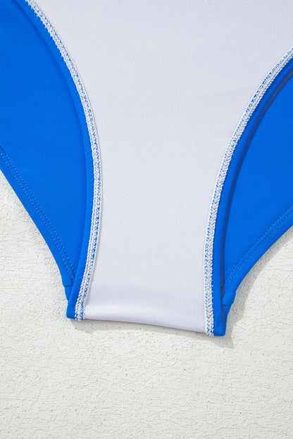 Dylan Colorblock Square Top - Hello Beautiful BoutiqueHigh Waisted SwimsuitThreaded Pear
