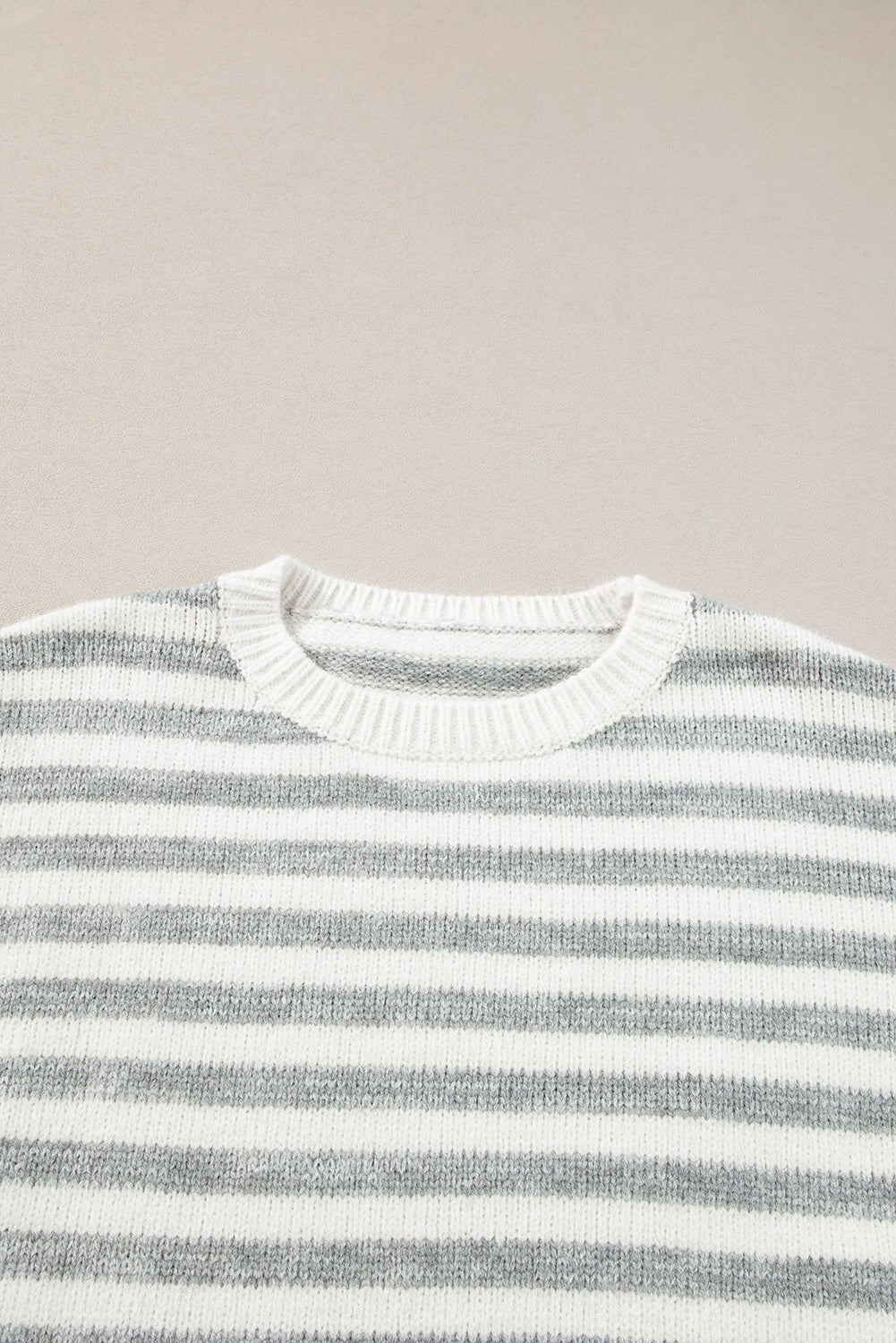 Dylan Stripe Drop Shoulder Sweater - Hello Beautiful BoutiqueSweatersThreaded Pear