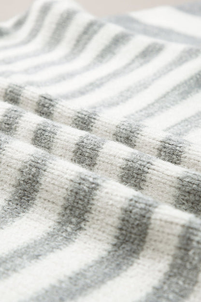 Dylan Stripe Drop Shoulder Sweater - Hello Beautiful BoutiqueSweatersThreaded Pear