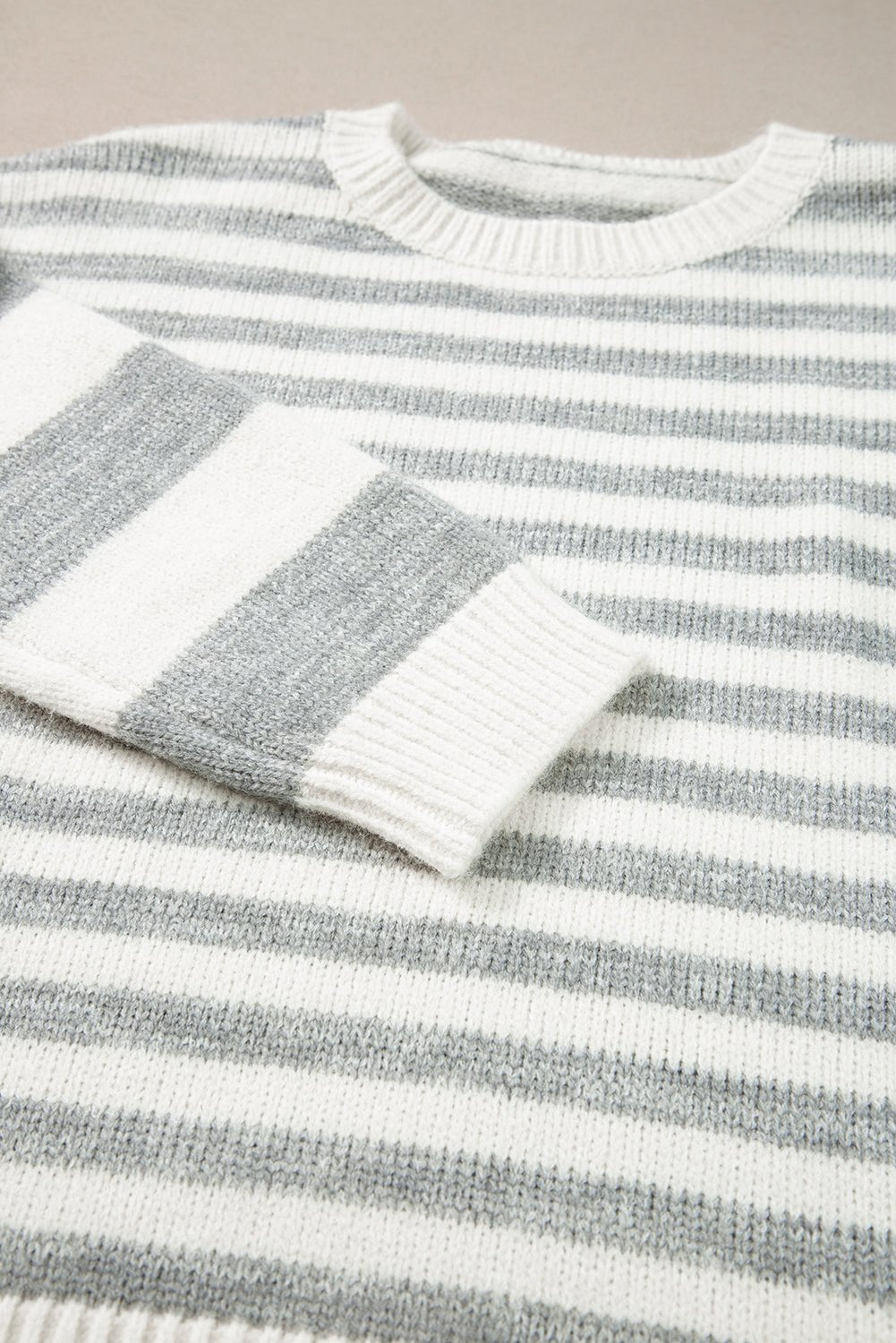 Dylan Stripe Drop Shoulder Sweater - Hello Beautiful BoutiqueSweatersThreaded Pear