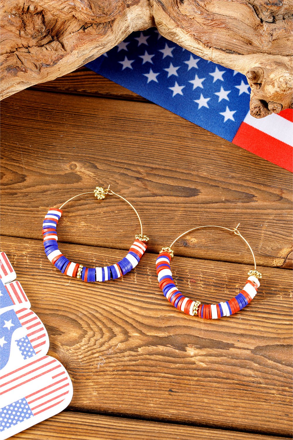 Eden Beaded Large Hoop Earrings - Hello Beautiful BoutiqueJewelryThreaded Pear