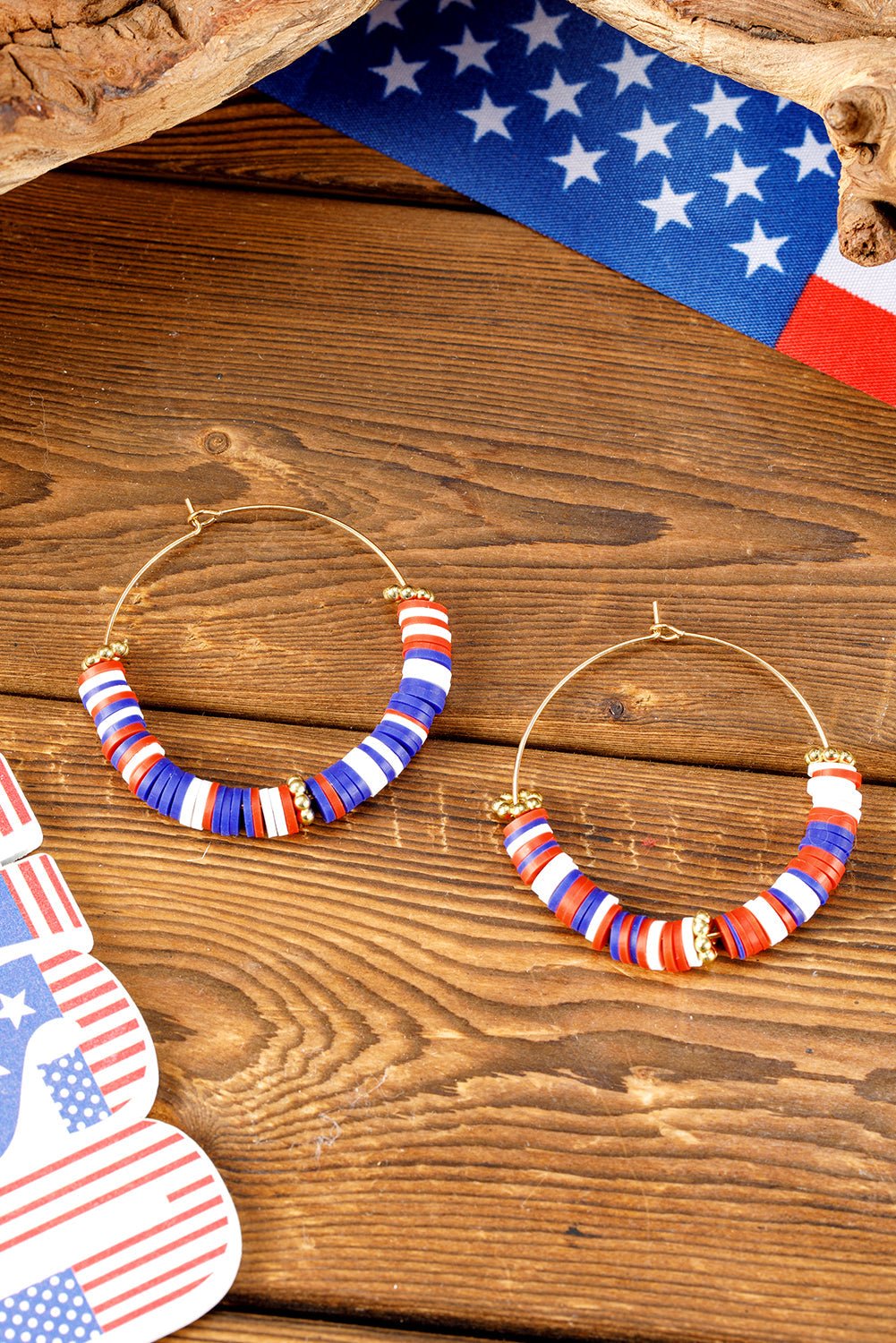 Eden Beaded Large Hoop Earrings - Hello Beautiful BoutiqueJewelryThreaded Pear