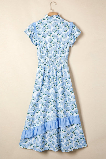 Eileen Flutter Sleeve Long Dress - Hello Beautiful BoutiqueMaxi DressesThreaded Pear