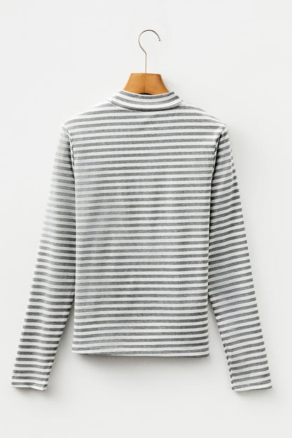 Eileen High Slim Fit Long Sleeve Top - Hello Beautiful BoutiqueLong Sleeve TopsThreaded Pear