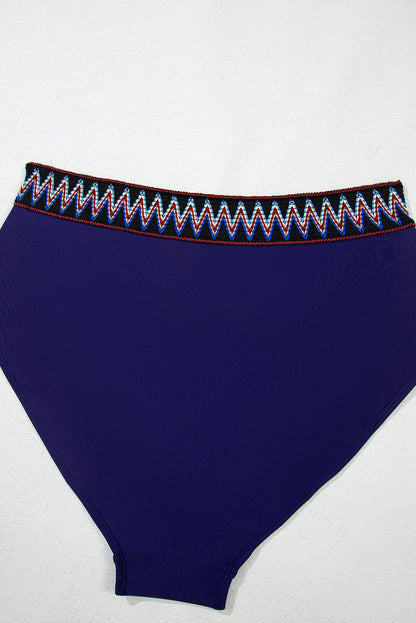 Eileen Knot High Waisted PLUS Bikini - Hello Beautiful BoutiquePlus Size SwimwearThreaded Pear