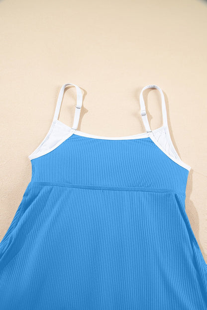 Eileen Ribbed Lined Swim Dress - Hello Beautiful BoutiqueSwim DressesThreaded Pear
