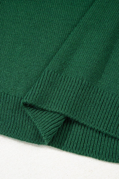Eleanor Evergreen Raglan Sleeve Sweater - Hello Beautiful BoutiqueSweatersThreaded Pear