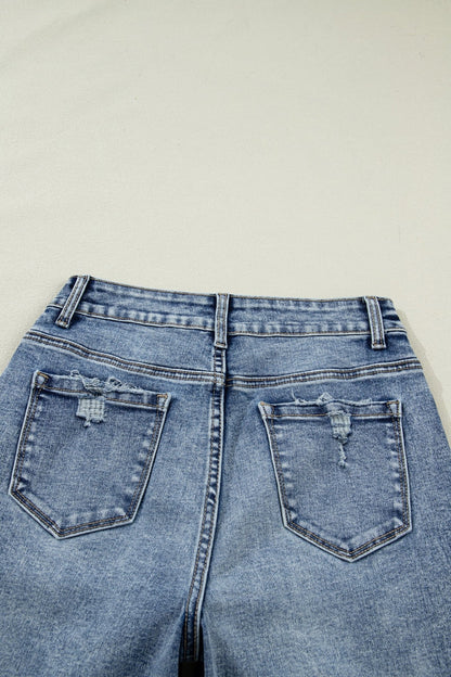 Elia Cuffed Straight Loose Jeans - Hello Beautiful BoutiqueJeansThreaded Pear