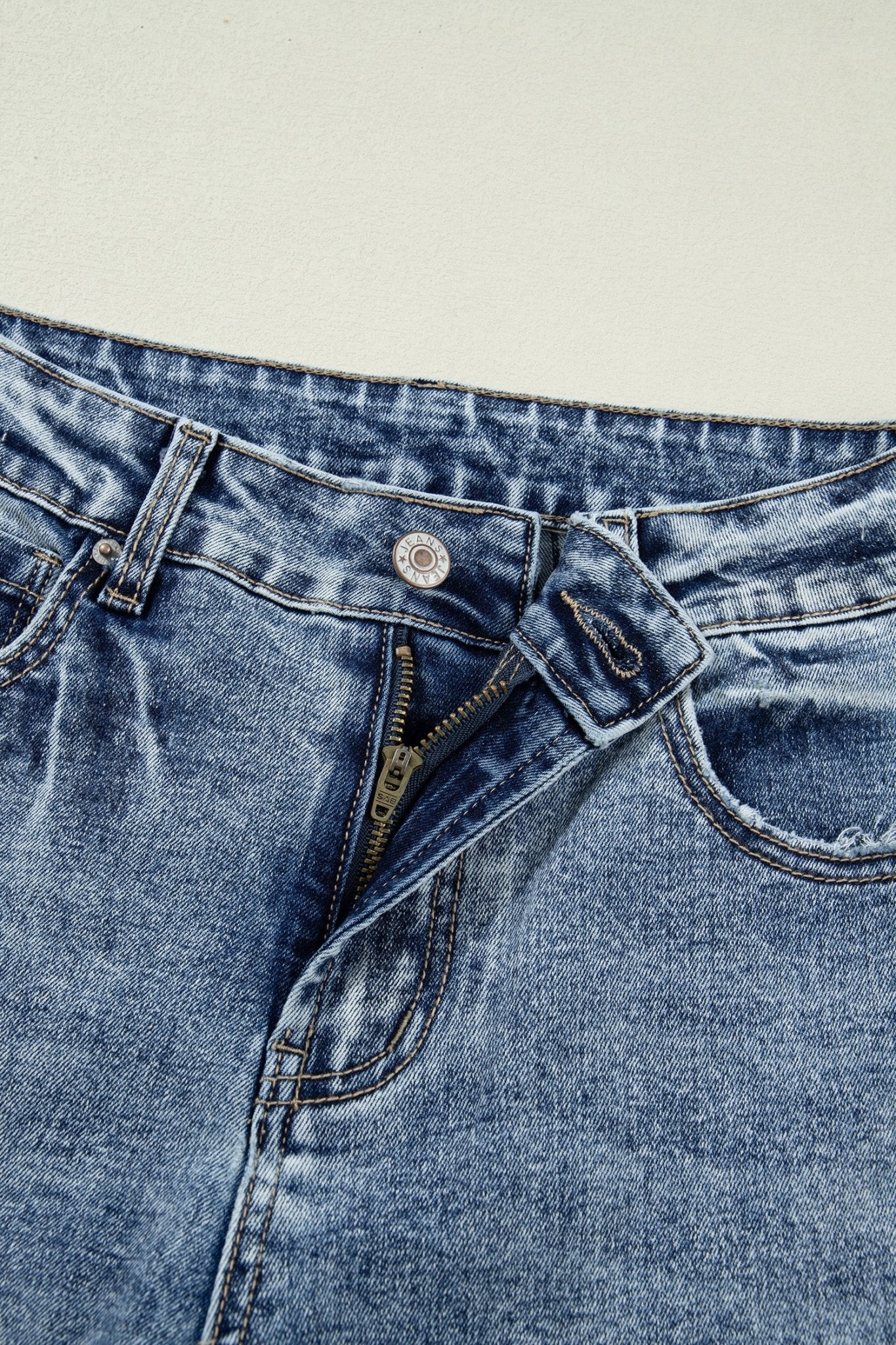 Elia Cuffed Straight Loose Jeans - Hello Beautiful BoutiqueJeansThreaded Pear