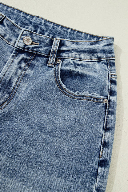 Elia Cuffed Straight Loose Jeans - Hello Beautiful BoutiqueJeansThreaded Pear