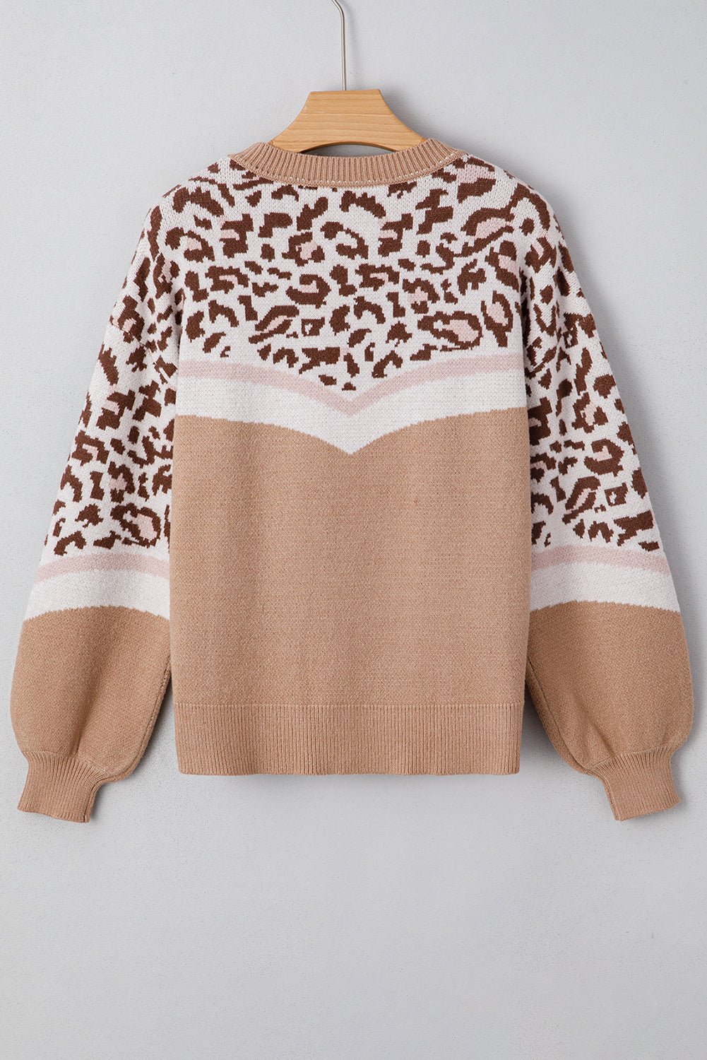 Eliana Block Knit Baggy Sweater - Hello Beautiful BoutiqueSweatersThreaded Pear