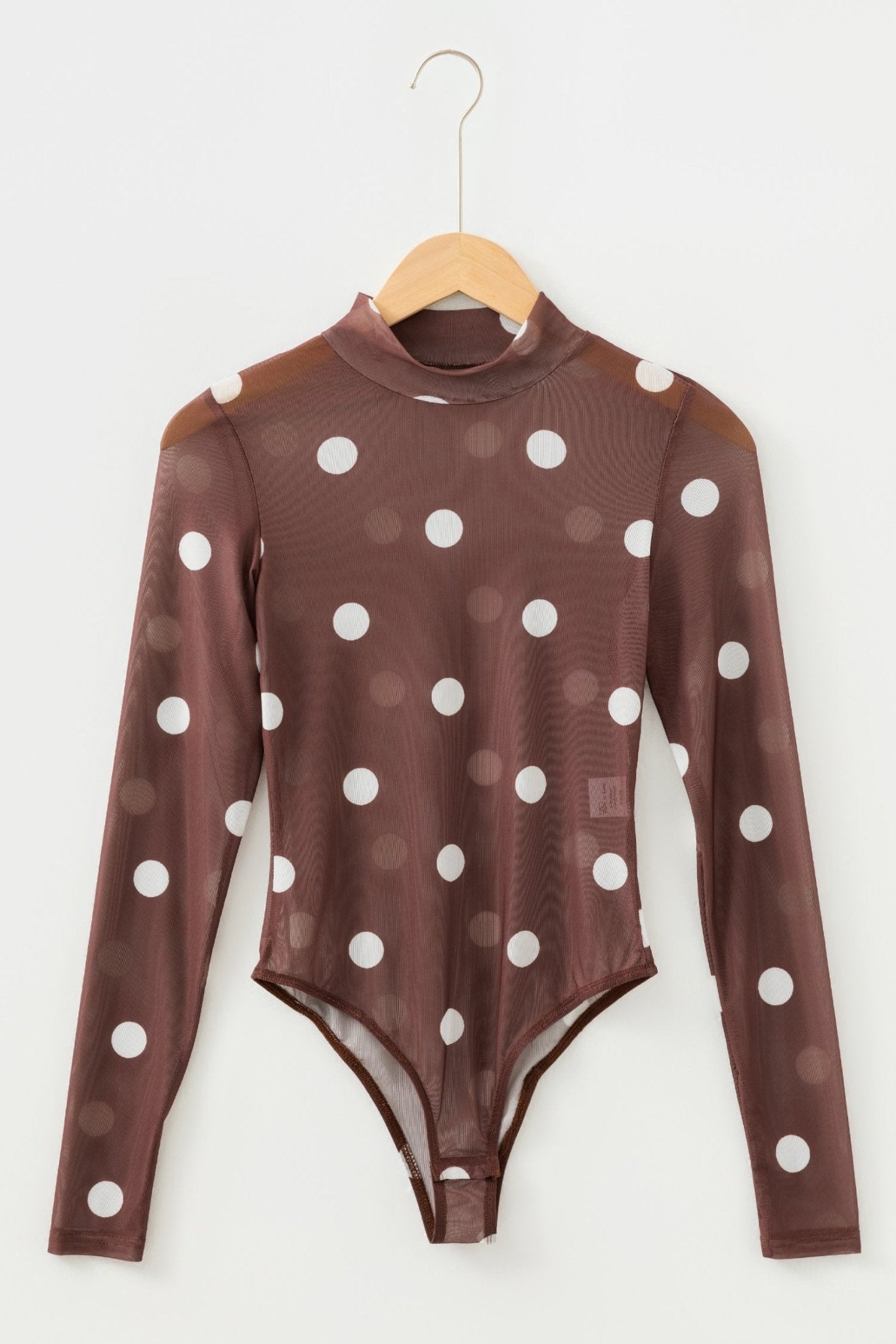 Eliana Mesh Long Sleeve Bodysuit - Hello Beautiful BoutiqueBodysuitsThreaded Pear