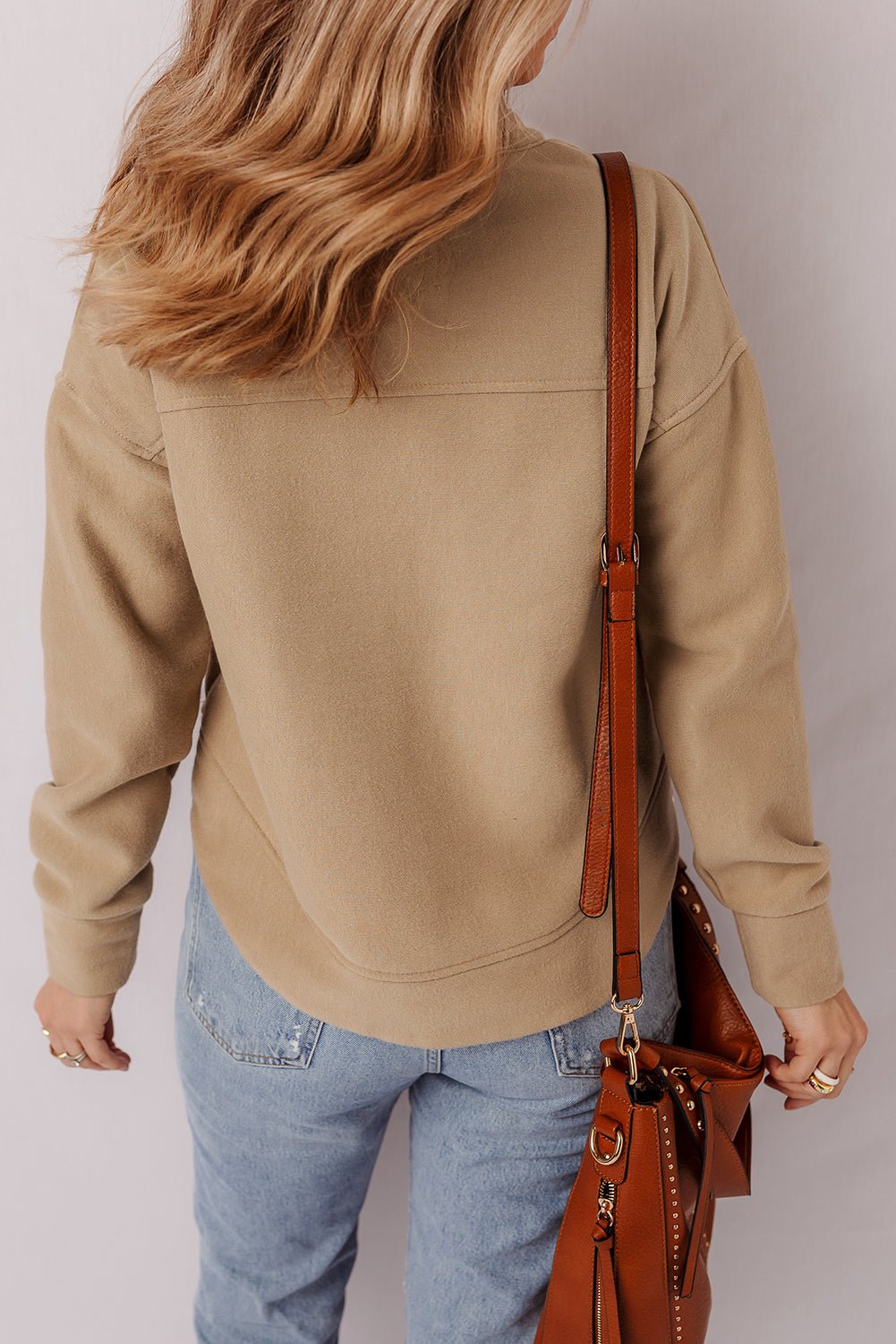 Elina French Grommet Detail Sweatshirt - Hello Beautiful BoutiqueSweatshirts & HoodiesThreaded Pear