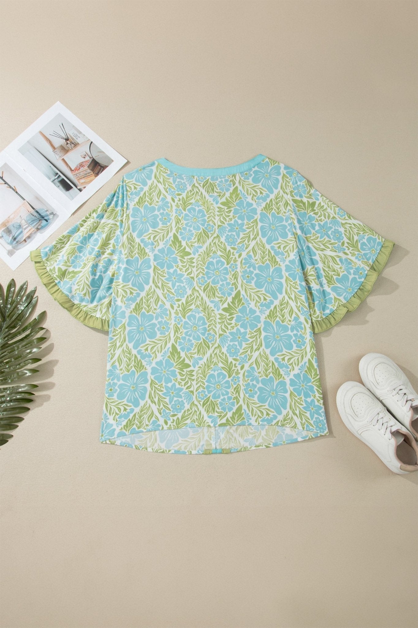 Elina Trim Short Sleeve PLUS Blouse - Hello Beautiful BoutiquePlus Size Blouses & ShirtsThreaded Pear
