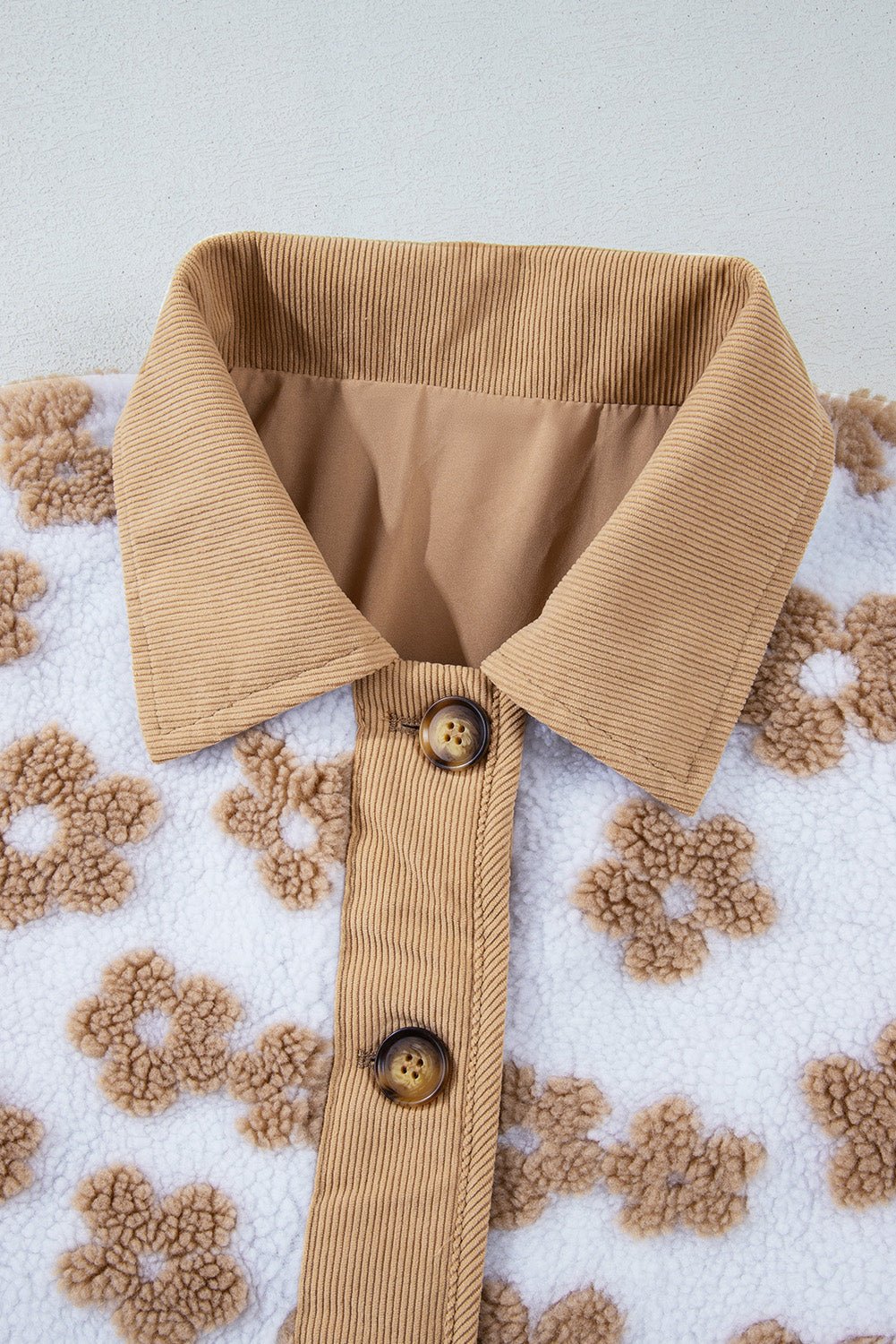 Elisa Pattern Up Fleece Jacket - Hello Beautiful BoutiqueJacketsThreaded Pear