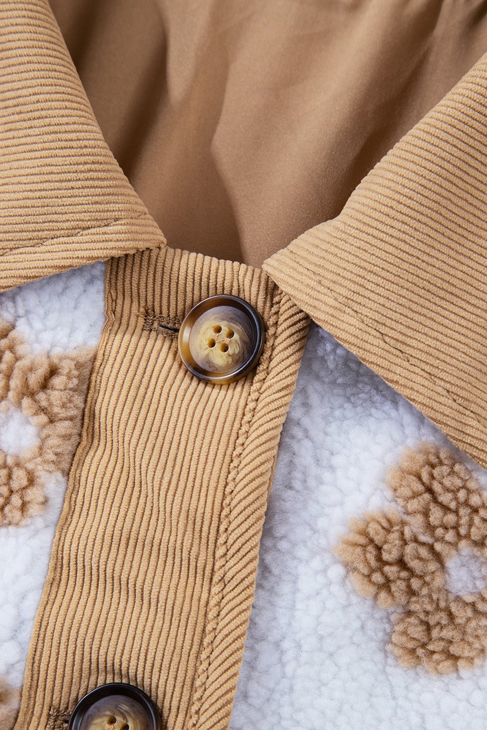 Elisa Pattern Up Fleece Jacket - Hello Beautiful BoutiqueJacketsThreaded Pear