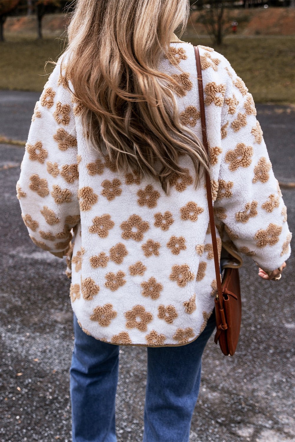 Elisa Pattern Up Fleece Jacket - Hello Beautiful BoutiqueJacketsThreaded Pear