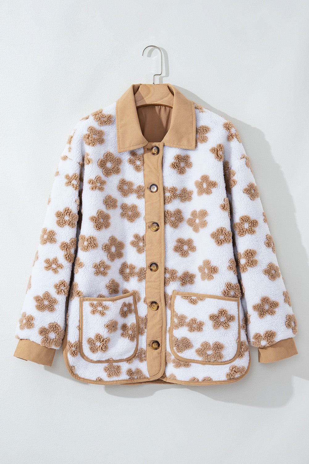 Elisa Pattern Up Fleece Jacket - Hello Beautiful BoutiqueJacketsThreaded Pear