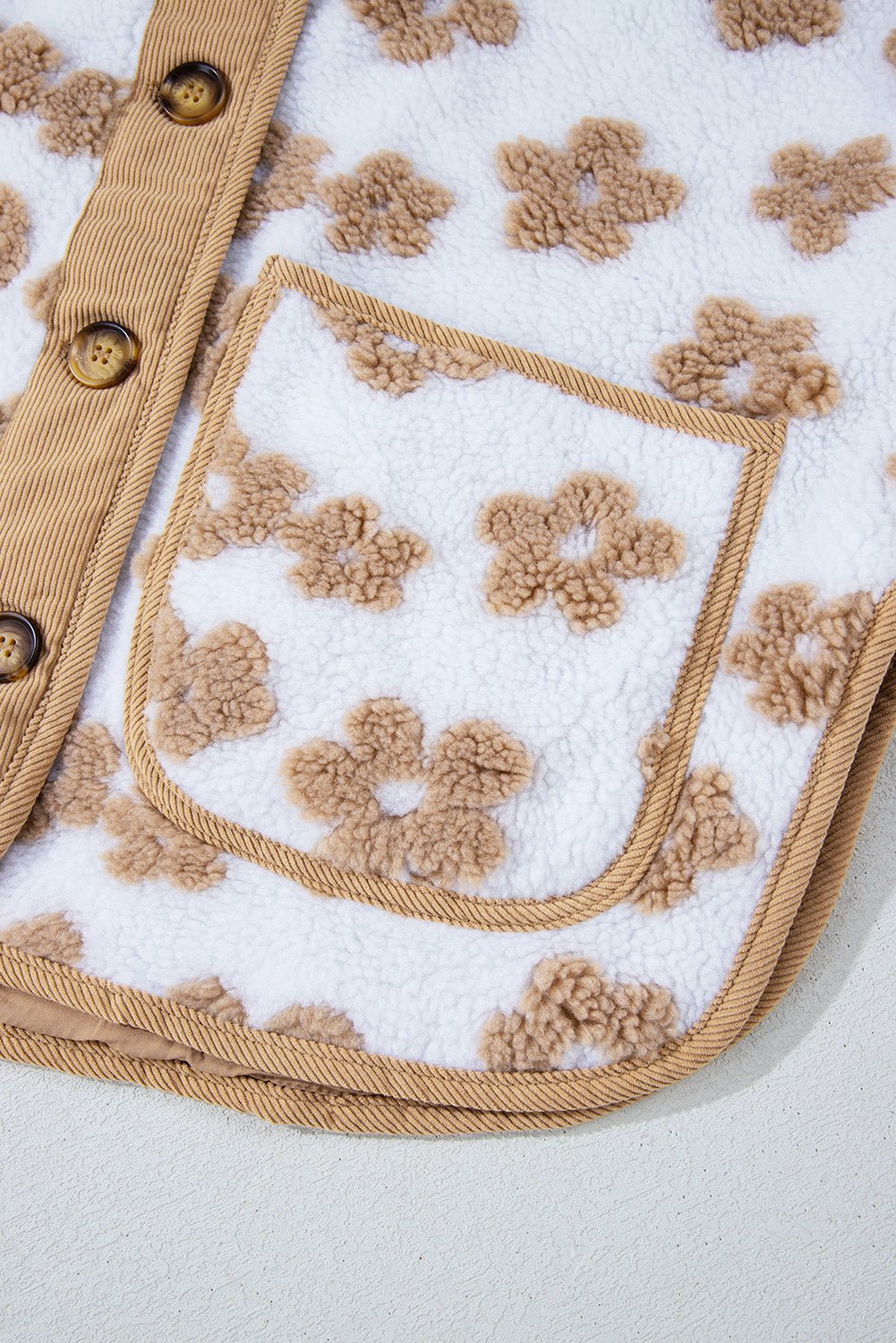 Elisa Pattern Up Fleece Jacket - Hello Beautiful BoutiqueJacketsThreaded Pear