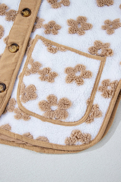 Elisa Pattern Up Fleece Jacket - Hello Beautiful BoutiqueJacketsThreaded Pear