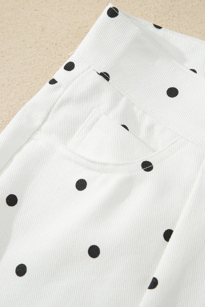 Elise Embroidered Scallop Hem Shorts - Hello Beautiful BoutiqueCasual ShortsThreaded Pear