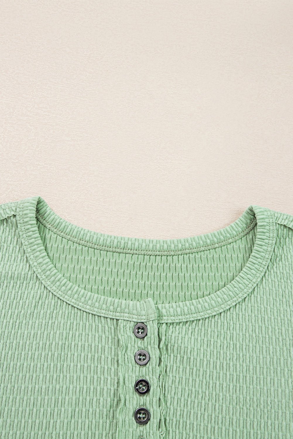 Elise Sleeve Henley top Long Sleeve Top - Hello Beautiful BoutiqueLong Sleeve TopsThreaded Pear