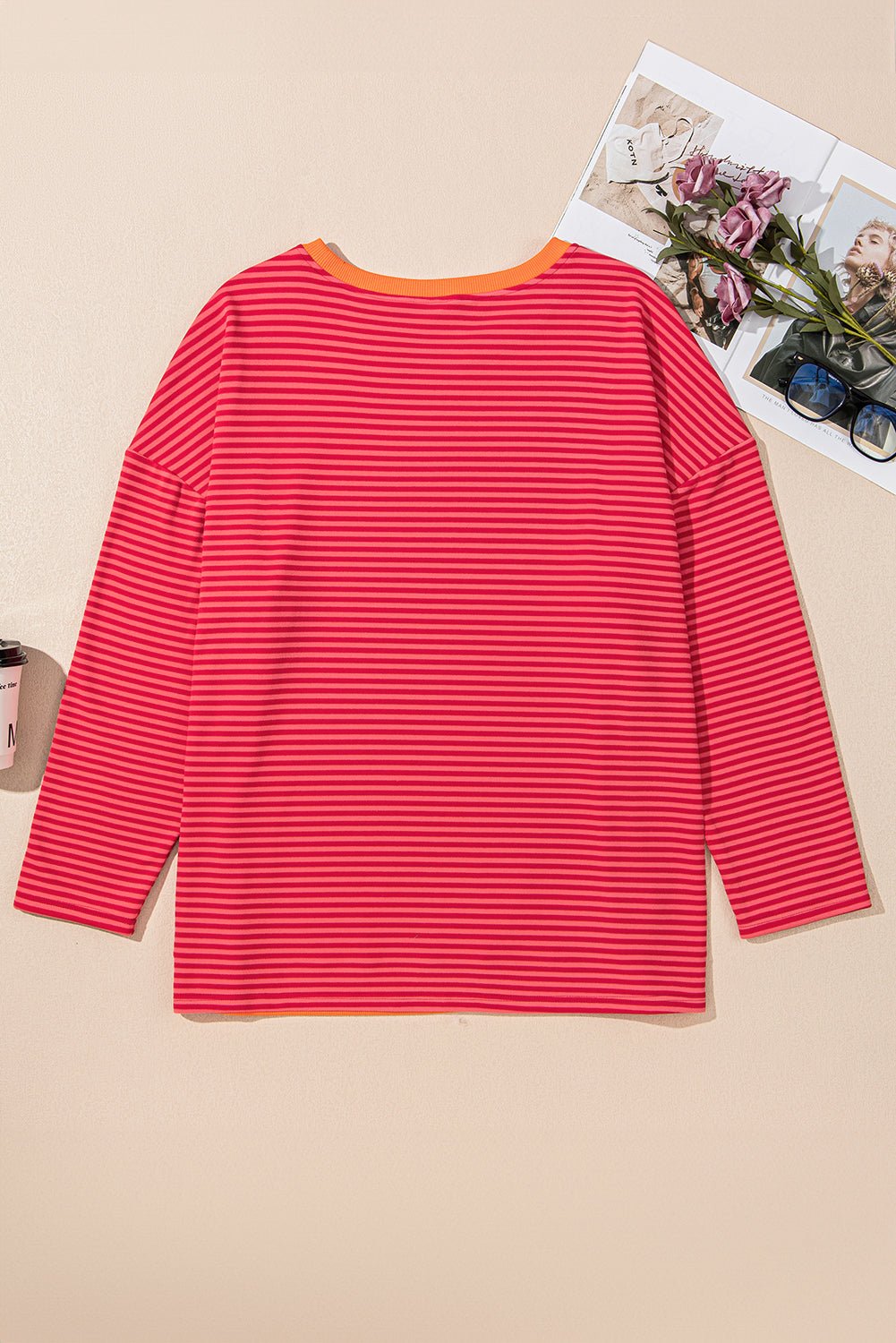 Eliza Sleeve Decor top Long Sleeve PLUS Top - Hello Beautiful Boutique20% OFFThreaded Pear