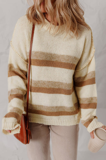 Elizabeth Shoulder Knit Baggy Sweater - Hello Beautiful BoutiqueSweatersThreaded Pear