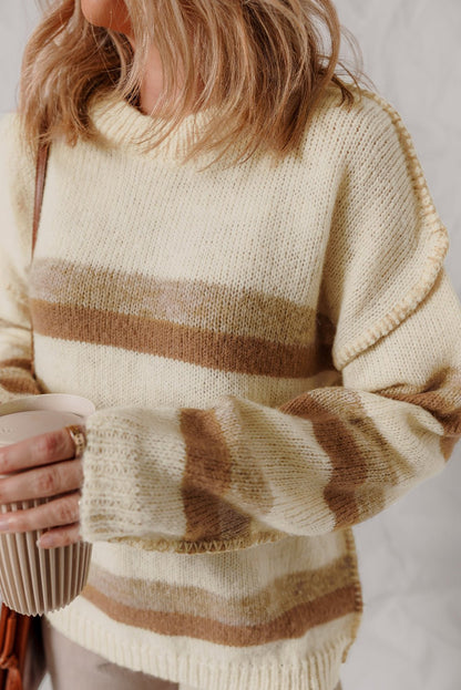 Elizabeth Shoulder Knit Baggy Sweater - Hello Beautiful BoutiqueSweatersThreaded Pear