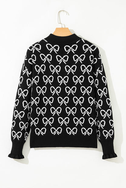 Elizabeth Shoulder Zipped Collar Sweater - Hello Beautiful BoutiqueSweatersThreaded Pear
