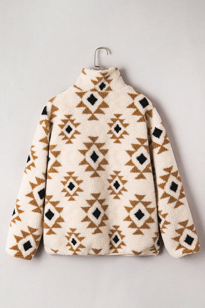 Elizy Quarter Zip Collar Sweatshirt - Hello Beautiful BoutiqueSweatshirts & HoodiesThreaded Pear