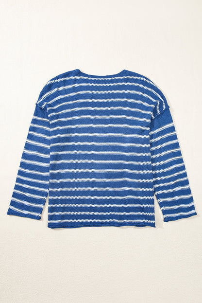 Elle Drop Shoulder O PLUS Sweater - Hello Beautiful BoutiquePlus Size Sweaters & CardigansThreaded Pear