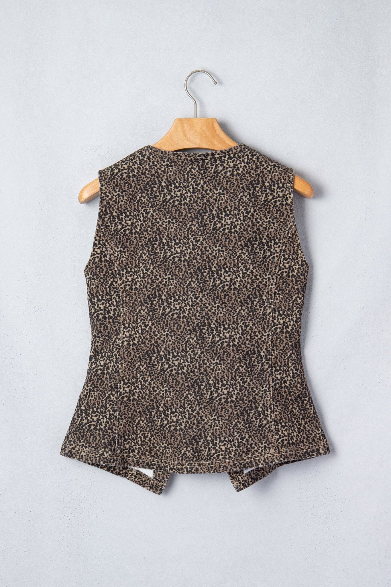 Elliana Print Slim Vest - Hello Beautiful BoutiqueVestsThreaded Pear