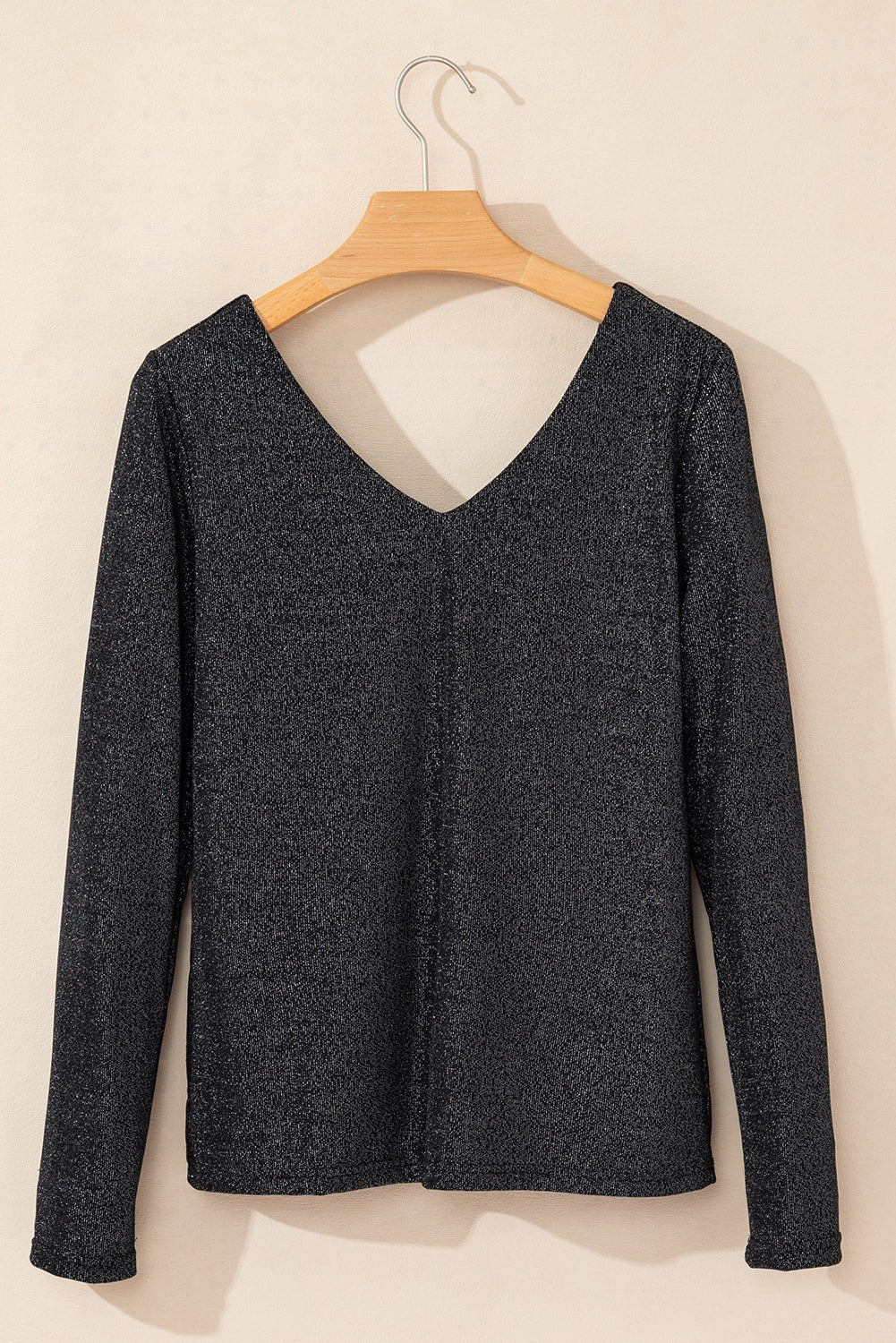 Ellianna Bowknot Open Back Top - Hello Beautiful BoutiqueLong Sleeve TopsThreaded Pear