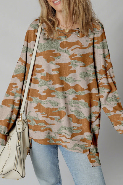 Elliot Patchwork Drop Shoulder Sweatshirt - Hello Beautiful BoutiqueSweatshirts & HoodiesThreaded Pear