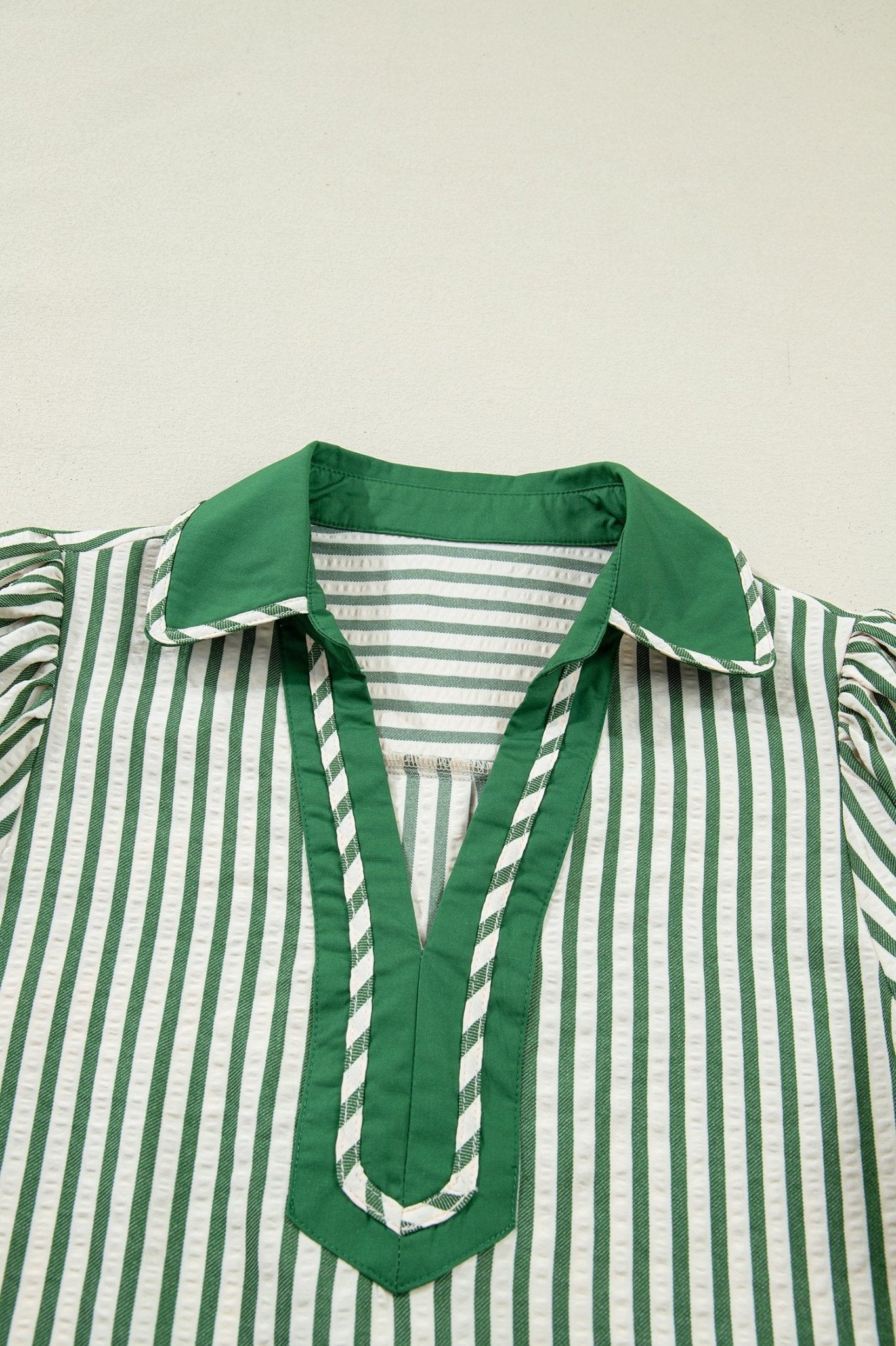 Elora Short Bubble Sleeve Blouse - Hello Beautiful BoutiqueBlouses & ShirtsThreaded Pear