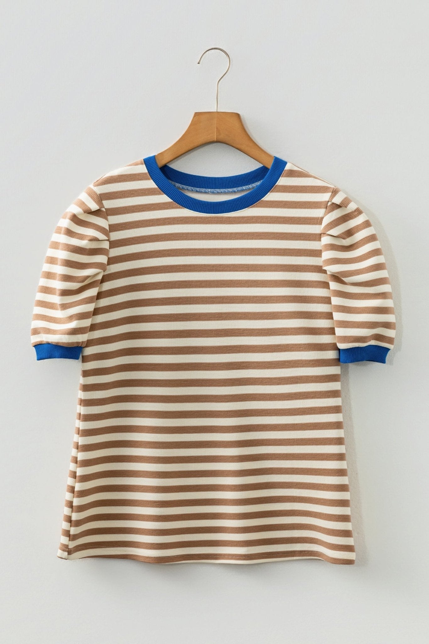 Elora Sleeve Contrast Trim Tee - Hello Beautiful BoutiqueTops & TeesThreaded Pear