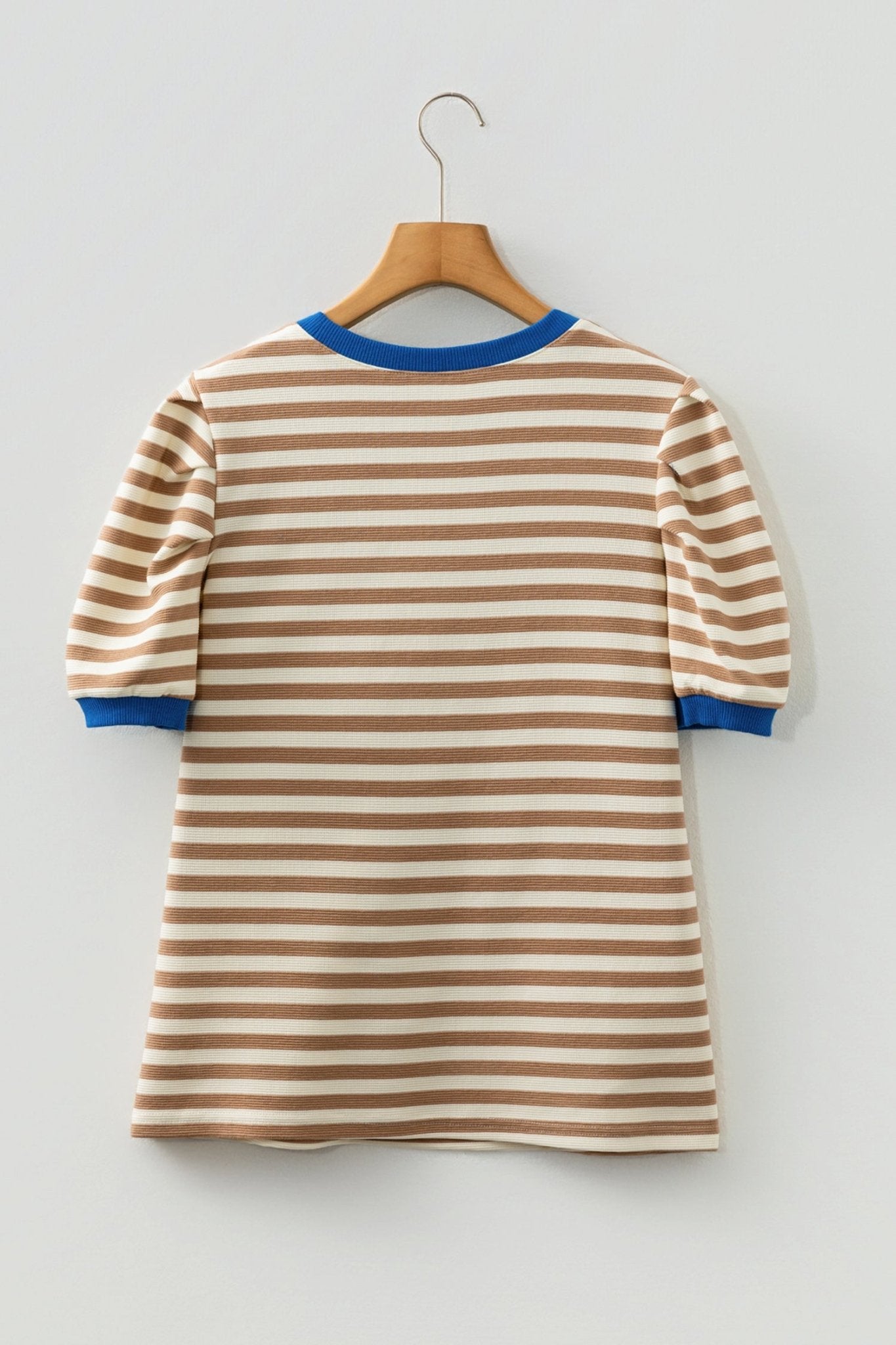 Elora Sleeve Contrast Trim Tee - Hello Beautiful BoutiqueTops & TeesThreaded Pear