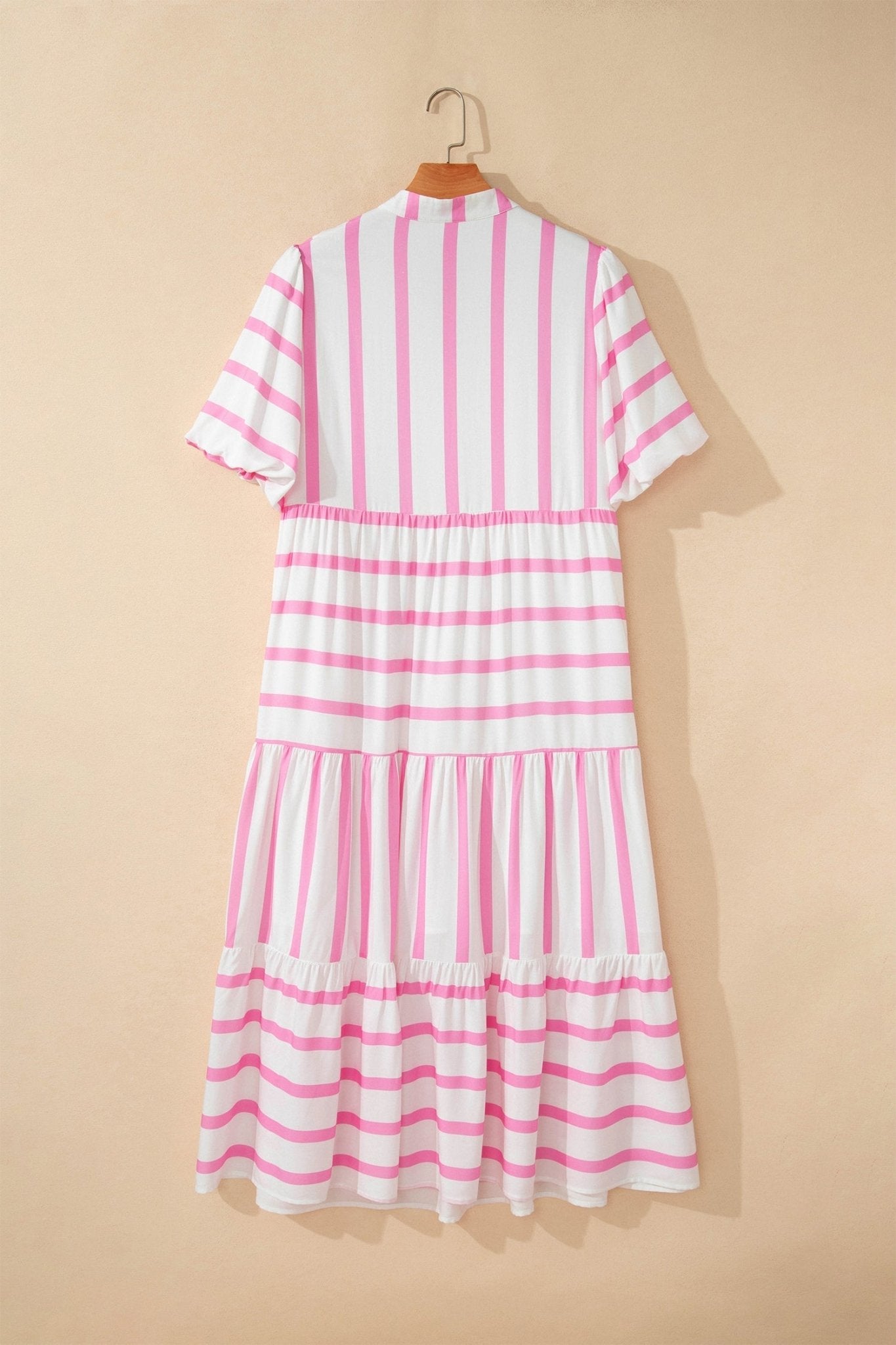 Elowen Sleeve Tiered Maxi PLUS Dress - Hello Beautiful BoutiquePlus Size Maxi DressesThreaded Pear