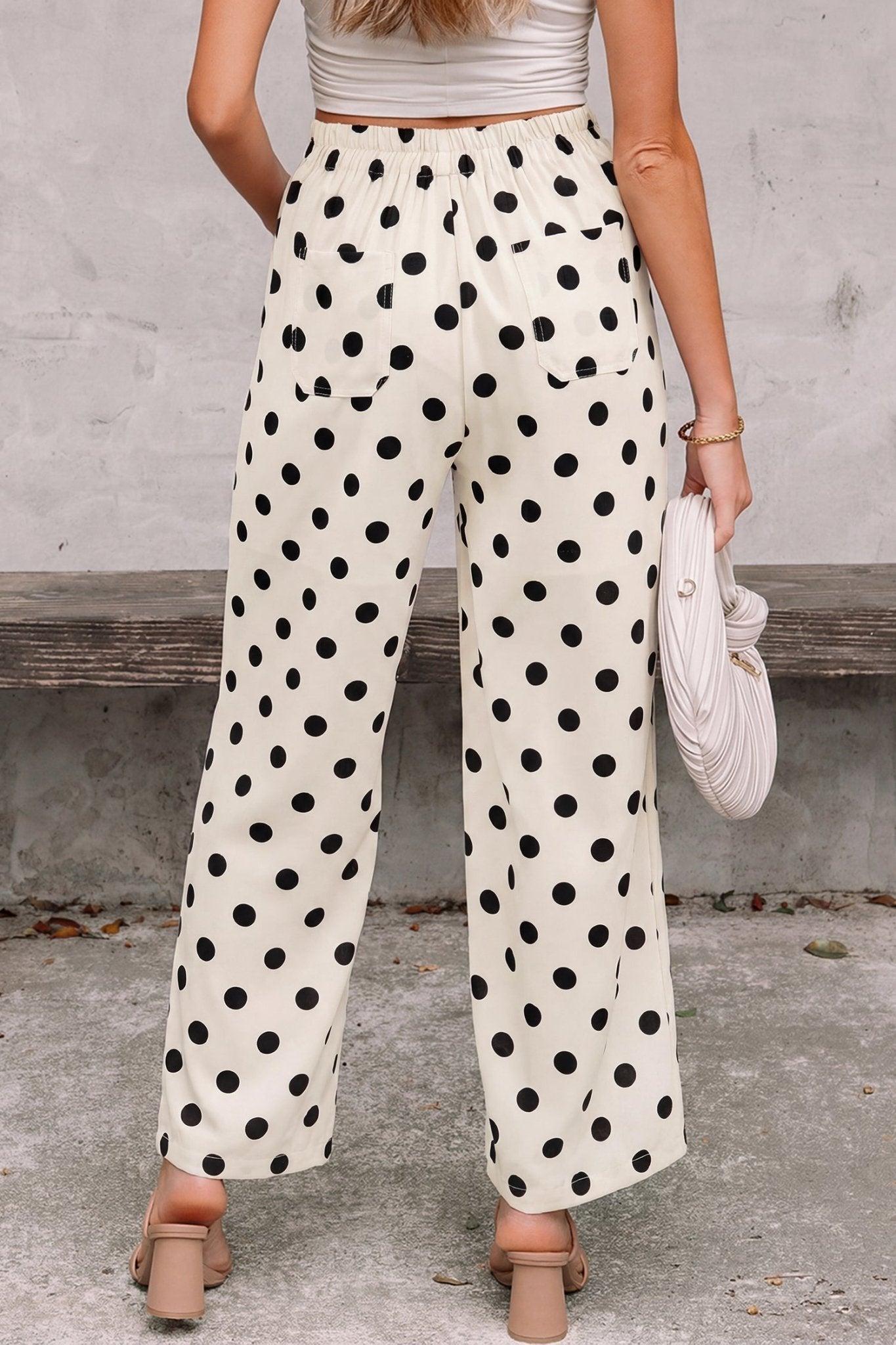Elsa Patched Loose Pants - Hello Beautiful BoutiquePants & CulotteThreaded Pear