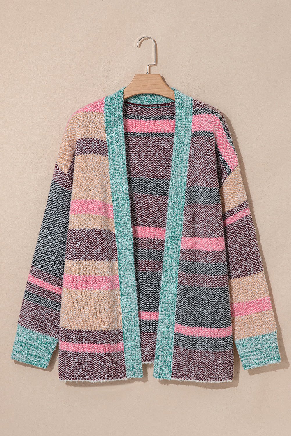 Elsa Slit Open Front Cardigan - Hello Beautiful BoutiqueCardigansThreaded Pear