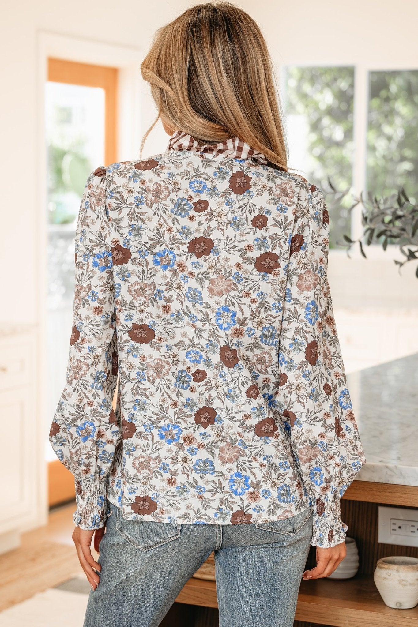 Elsie Long Sleeve Blouse Long Sleeve Top - Hello Beautiful BoutiqueBlouses & ShirtsThreaded Pear